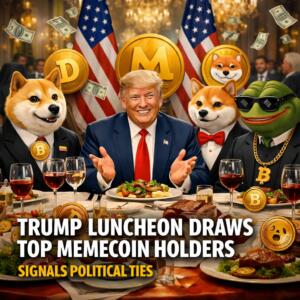 Trump Luncheon Draws Top Memecoin Holders, Signals Political Ties