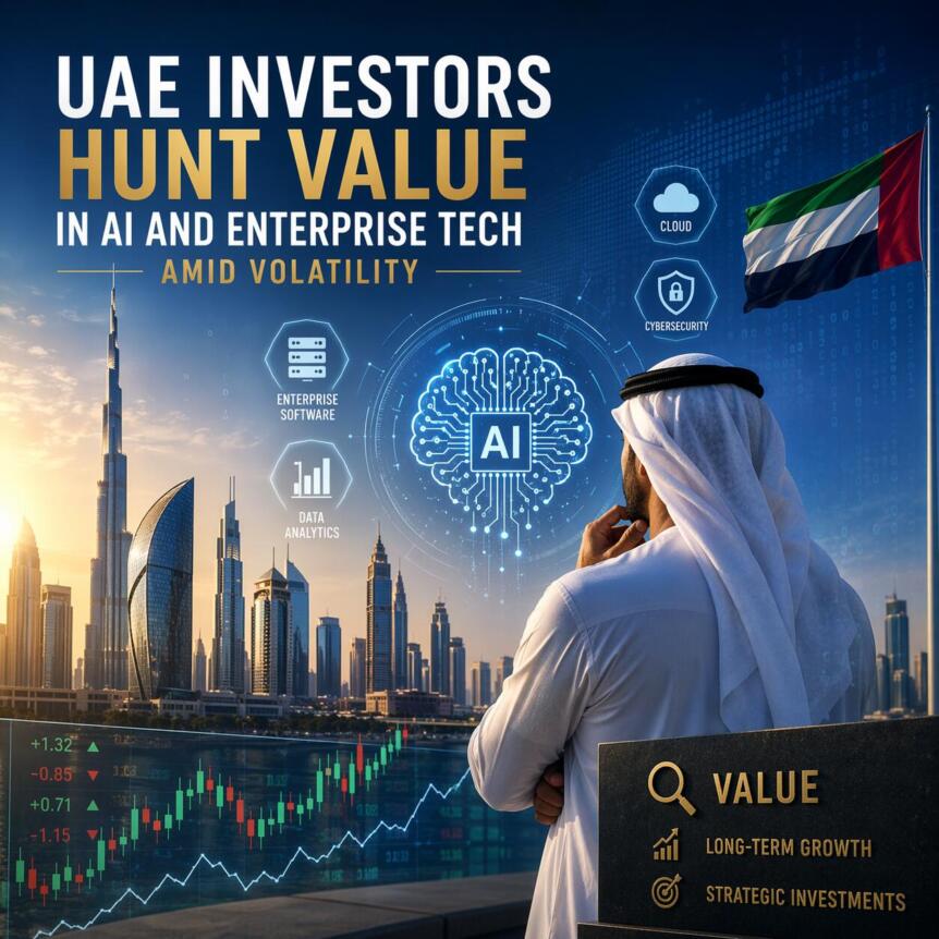 UAE Investors Hunt Value in AI and Enterprise Tech Amid Volatility