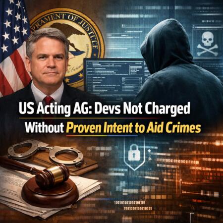 Us Acting Ag: Devs Not Charged Without Proven Intent To Aid Crimes