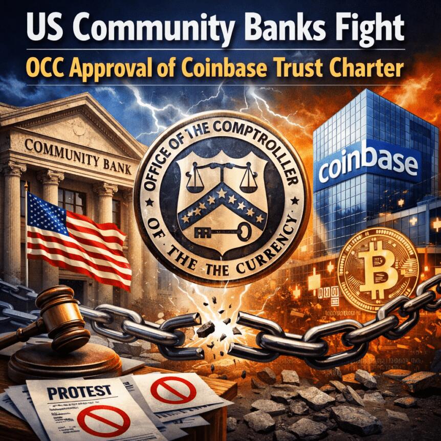 Us Community Banks Fight Occ Approval Of Coinbase Trust Charter
