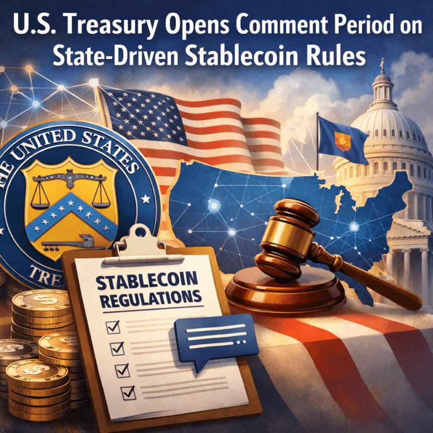 U.S. Treasury Opens Comment Period on State-Driven Stablecoin Rules