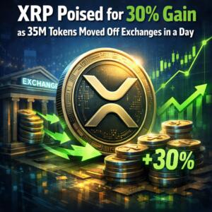 Xrp Poised For 30% Gain As 35m Tokens Moved Off Exchanges In A Day