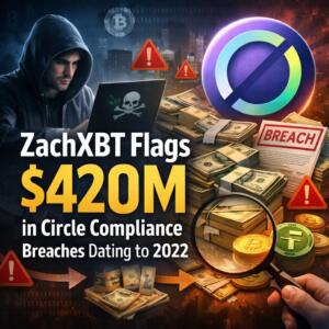 Zachxbt Flags $420m In Circle Compliance Breaches Dating To 2022