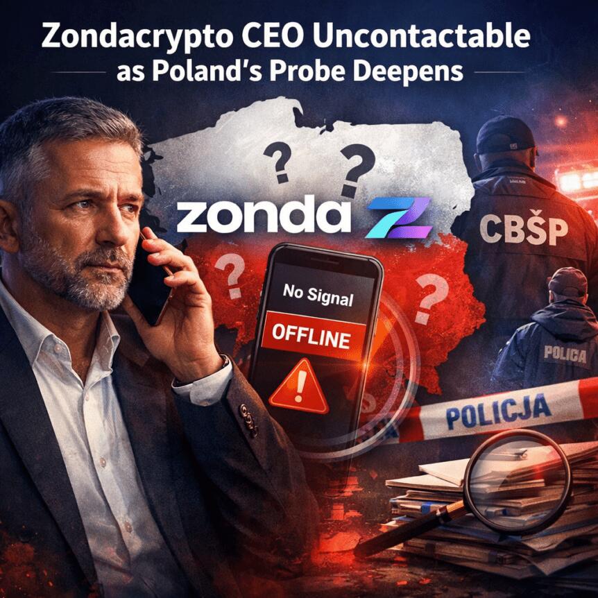 Zondacrypto CEO Uncontactable as Poland’s Probe Deepens