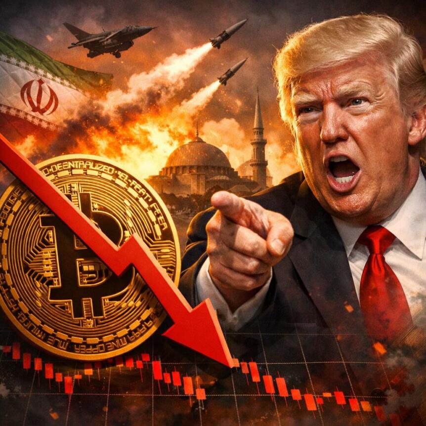 Bitcoin Slides as Donald Trump Escalates Iran War Rhetoric