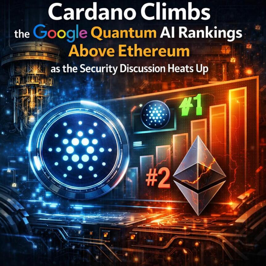 Cardano Climbs the Google Quantum AI Rankings Above Ethereum as the Security Discussion Heats Up