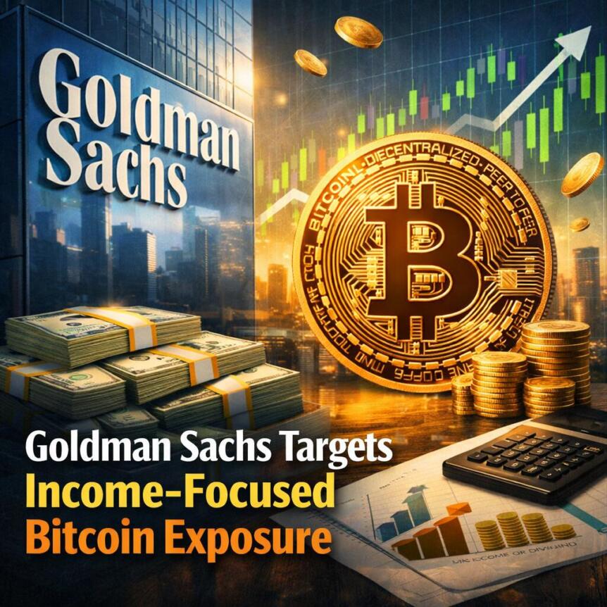 Goldman Sachs Targets Income-Focused Bitcoin Exposure