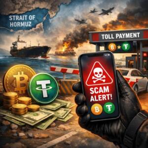Hormuz Crypto Scam Targets Bitcoin Usdt Toll Payments Amid Chaos Risk