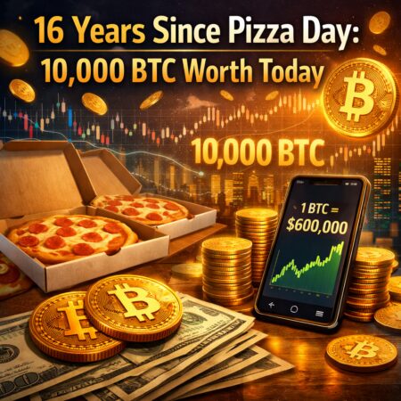 16 Years Since Pizza Day: 10,000 BTC Worth Today 16 Years Since Pizza Day: 10,000 Btc Worth Today