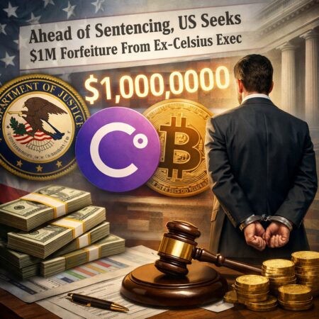 Ahead of Sentencing, US Seeks $1M Forfeiture From Ex-Celsius Exec Ahead Of Sentencing, Us Seeks $1m Forfeiture From Ex-Celsius Exec