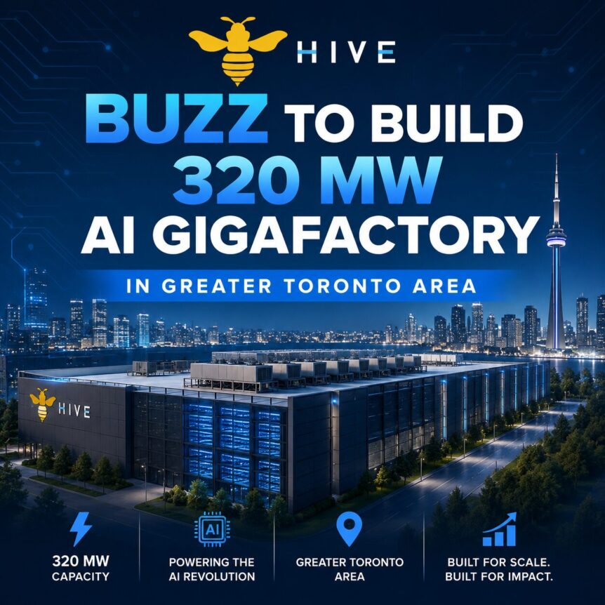 BUZZ to Build 320 MW AI Gigafactory in Greater Toronto Area