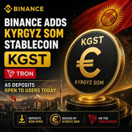 Binance Adds Kyrgyz Som Stablecoin Kgst On Tron As Deposits Open To Users Today