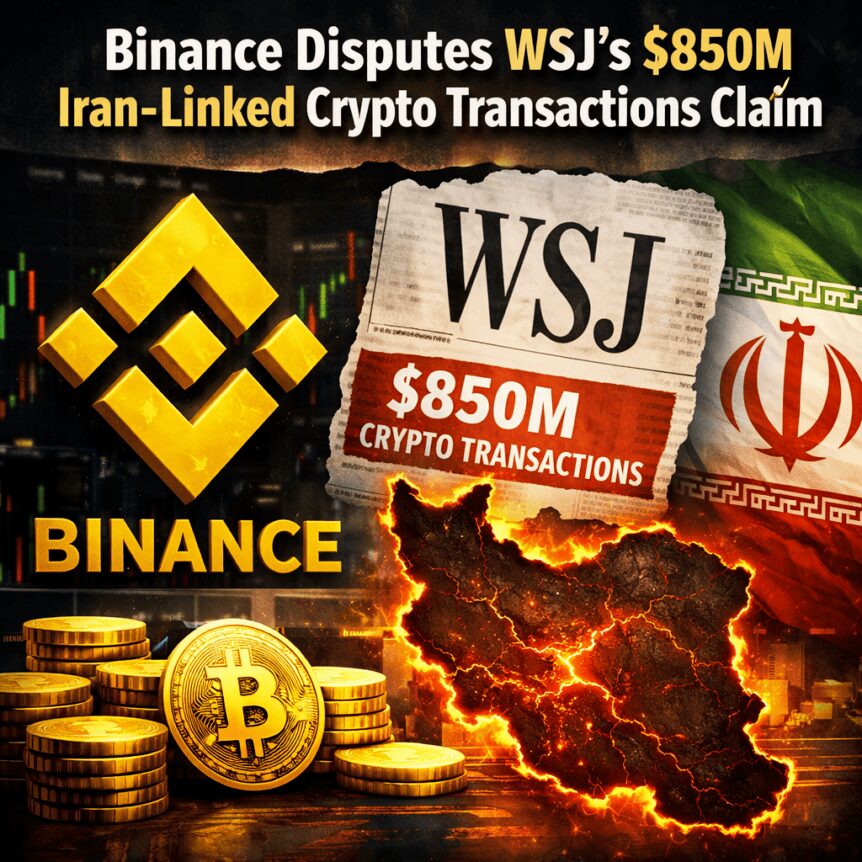 Binance Disputes WSJ’s $850M Iran-Linked Crypto Transactions Claim Binance Disputes Wsj's $850m Iran-Linked Crypto Transactions Claim