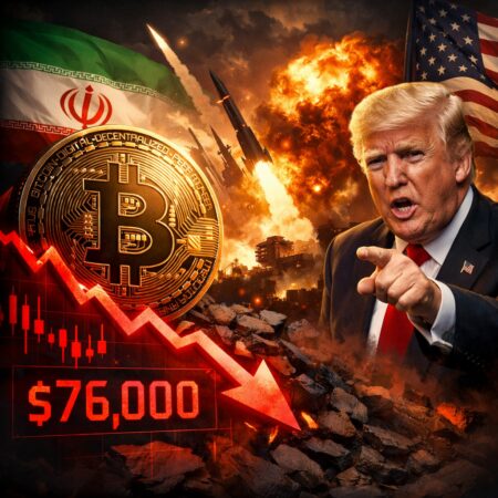 Bitcoin Dips To $76k As Trump Warns Iran On Deadline