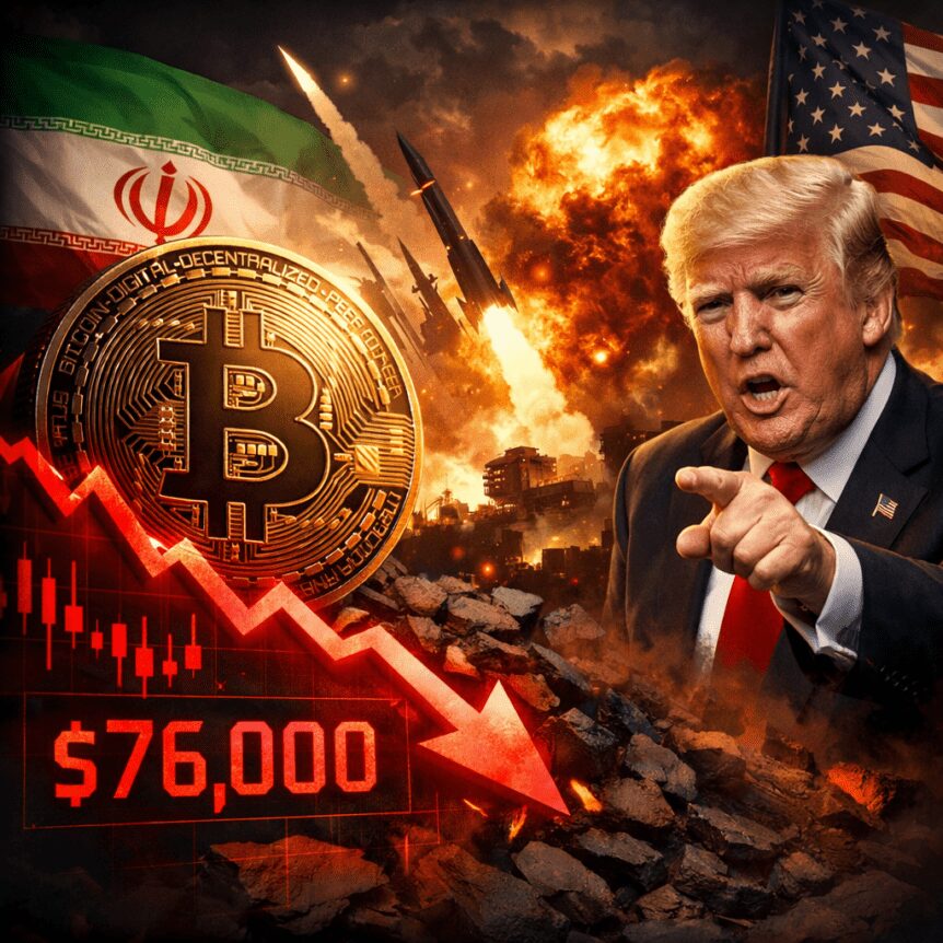 Bitcoin Dips To $76k As Trump Warns Iran On Deadline