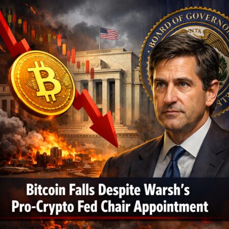 Bitcoin Falls Despite Warsh’s Pro-Crypto Fed Chair Appointment Bitcoin Falls Despite Warsh's Pro-Crypto Fed Chair Appointment