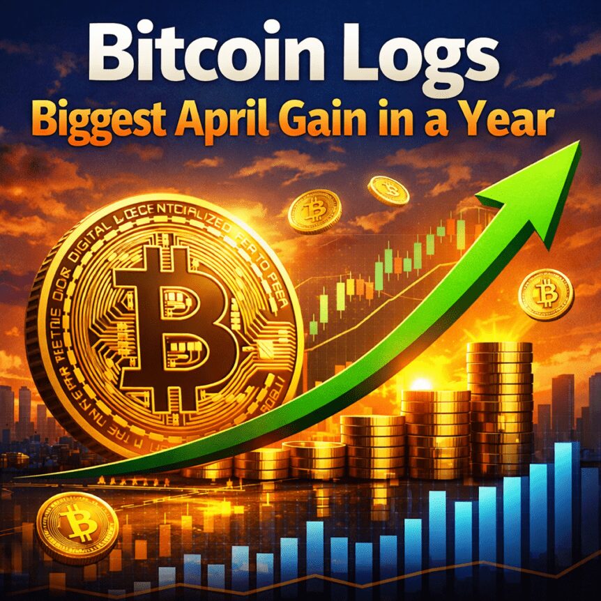 Bitcoin Logs Biggest April Gain In A Year