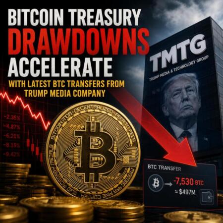 Bitcoin Treasury Drawdowns Accelerate With Latest BTC Transfers From Trump Media Company Bitcoin Treasury Drawdowns Accelerate With Latest Btc Transfers From Trump Media Company