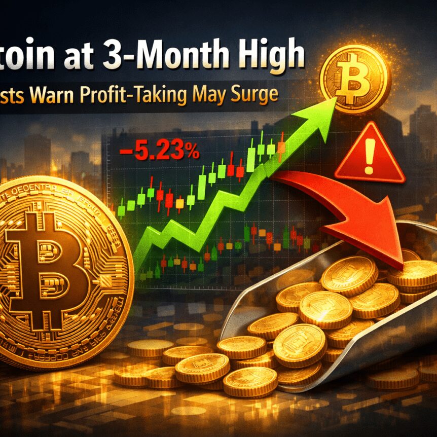 Bitcoin At 3-Month High; Analysts Warn Profit-Taking May Surge
