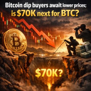 Bitcoin Dip Buyers Await Lower Prices; Is $70k Next For Btc?