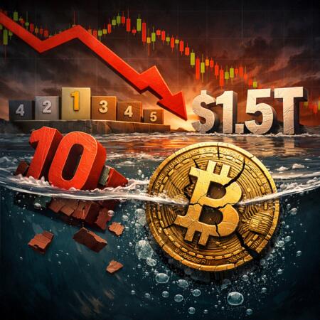 Bitcoin Exits Top-10 By Market Cap As Crypto Cap Sinks Under $1.5t