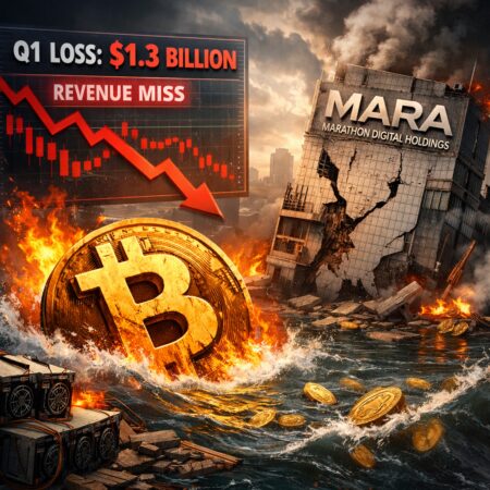 Bitcoin Miner Mara Sinks After Q1 Revenue Miss, $1.3b Loss
