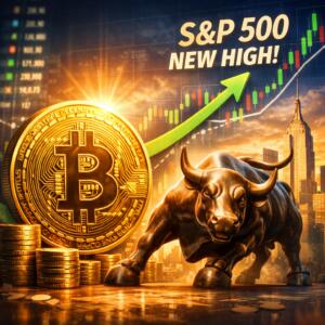 Bitcoin Posts Strongest Monthly Gain In A Year As S&p 500 Hits New High