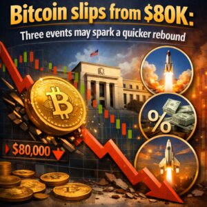 Bitcoin slips from $80K; three events may spark a quicker rebound Bitcoin Slips From $80k; Three Events May Spark A Quicker Rebound