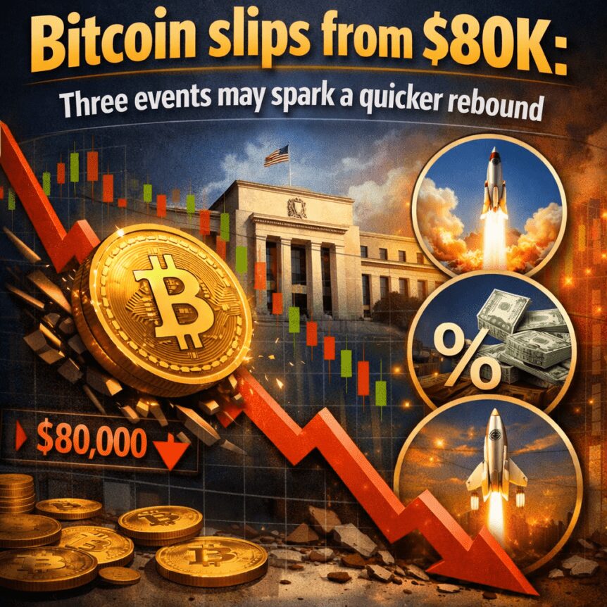Bitcoin slips from $80K; three events may spark a quicker rebound Bitcoin Slips From $80k; Three Events May Spark A Quicker Rebound