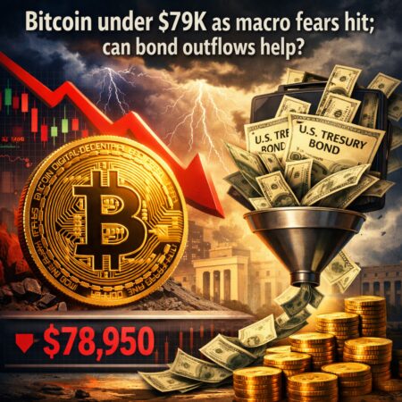 Bitcoin Under $79k As Macro Fears Hit; Can Bond Outflows Help?