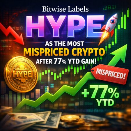 Bitwise Labels Hype As The Most Mispriced Crypto After 77% Ytd Gain