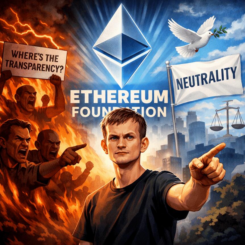 Buterin Pushes Back At Ethereum Foundation Critics, Reaffirms Neutrality
