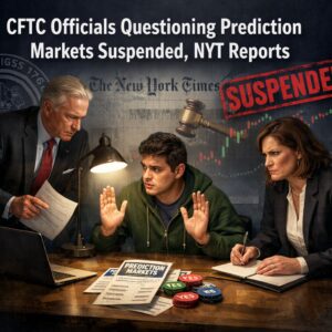 CFTC Officials Questioning Prediction Markets Suspended, NYT Reports Cftc Officials Questioning Prediction Markets Suspended, Nyt Reports