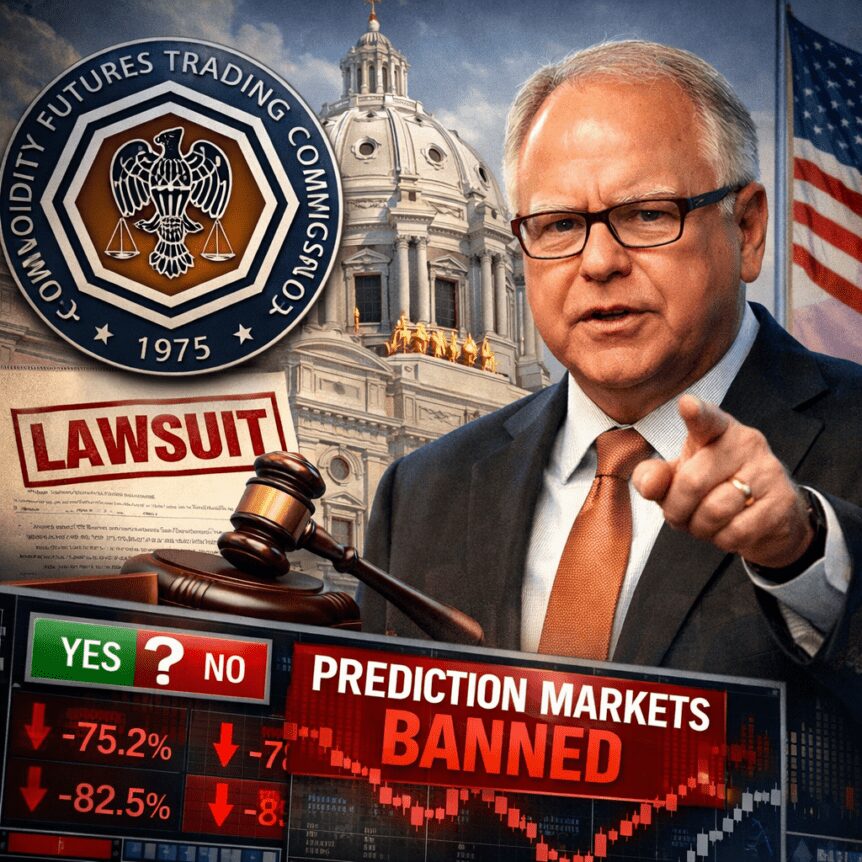 CFTC Sues Minnesota Gov. Walz Over Prediction Markets Ban Cftc Sues Minnesota Gov. Walz Over Prediction Markets Ban