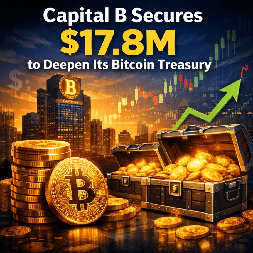 Capital B Secures $17.8m To Deepen Its Bitcoin Treasury