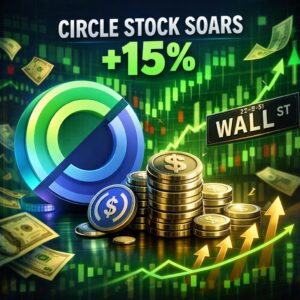 Circle Stock Climbs 15% as Wall Street Bets on Stablecoins Circle Stock Climbs 15% As Wall Street Bets On Stablecoins