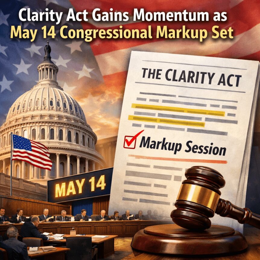Clarity Act Gains Momentum As May 14 Congressional Markup Set