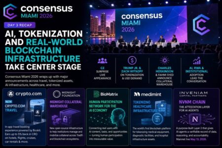 Consensus Miami Day 3 Highlights: Ai, Tokenization And Real-World Blockchain Infrastructure Take Center Stage