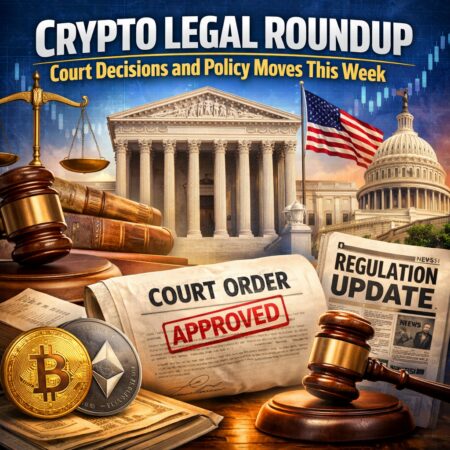 Crypto Legal Roundup: Court Decisions and Policy Moves This Week Crypto Legal Roundup: Court Decisions And Policy Moves This Week