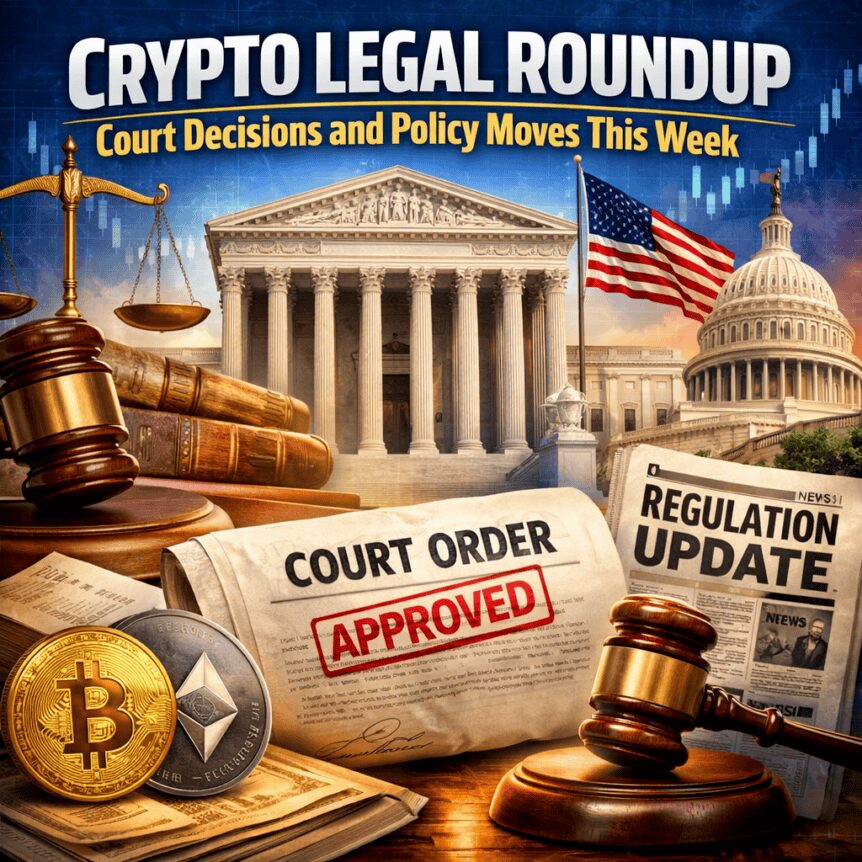 Crypto Legal Roundup: Court Decisions and Policy Moves This Week Crypto Legal Roundup: Court Decisions And Policy Moves This Week