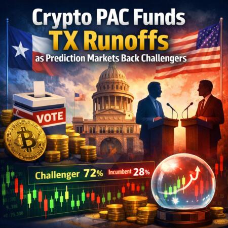 Crypto Pac Funds Tx Runoffs As Prediction Markets Back Challengers