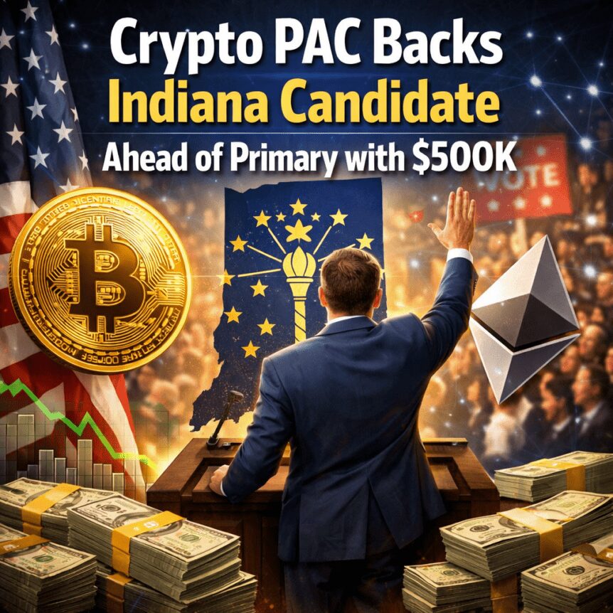 Crypto Pac Backs Indiana Candidate Ahead Of Primary With $500k