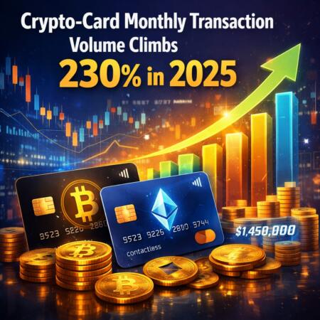 Crypto-Card Monthly Transaction Volume Climbs 230% In 2025