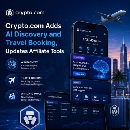 Crypto.com Adds Ai Discovery And Travel Booking, Updates Affiliate Tools