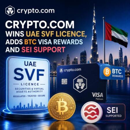 Crypto.com Wins UAE SVF Licence, Adds BTC Visa Rewards and SEI Support Crypto.com Wins Uae Svf Licence, Adds Btc Visa Rewards And Sei Support