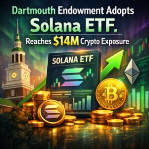 Dartmouth Endowment Adopts Solana Etf, Reaches $14m Crypto Exposure