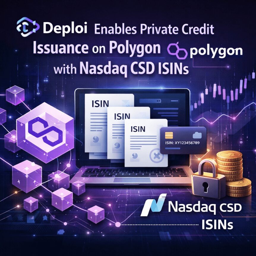 Deploi Enables Private Credit Issuance on Polygon with Nasdaq CSD ISINs Deploi Enables Private Credit Issuance On Polygon With Nasdaq Csd Isins