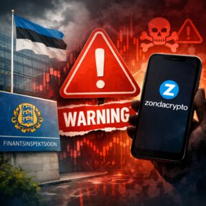 Estonian Financial Regulator Issues Investor Warning Against Zondacrypto