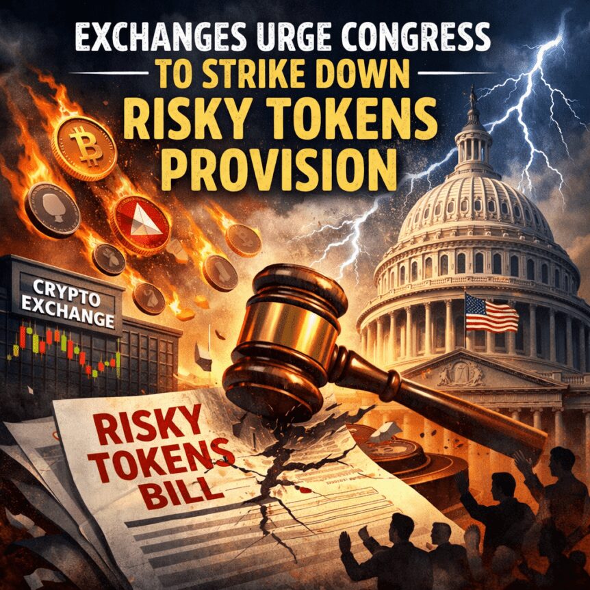 Exchanges Urge Congress to Strike Down Risky Tokens Provision