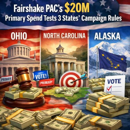 Fairshake Pac's $20m Primary Spend Tests 3 States' Campaign Rules